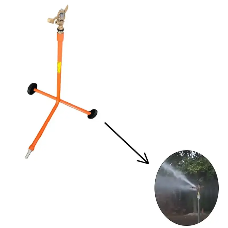 Unison Gunmetal 3/4 InchBrass Sprinkler Head and Stand Pressure Range 25-50psi For Lawn and Gardens 5.0 One Day Deal